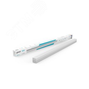 Светильник светодиодный линейный ДПО 48 Вт 4600 лм 4000К AC 220В Белый IP40 1180х70х55мм сквозная проводка соеденяется в линию крепления в комплекте Shop Lighting - фото 2