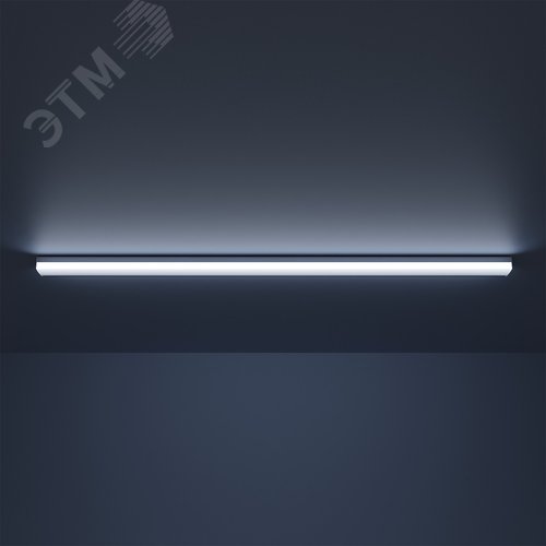 Светильник светодиодный линейный ДПО 36 Вт 3600 лм 6500К AC 220В Белый IP40 1190х60х36мм сквозная проводка соеденяется в линию крепления в комплекте Shop Lighting - фото 6