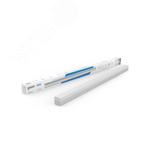Светильник светодиодный линейный ДПО 48 Вт 4600 лм 6500К AC 220В Белый IP40 1180х70х55мм сквозная проводка соеденяется в линию крепления в комплекте Shop Lighting - фото 2