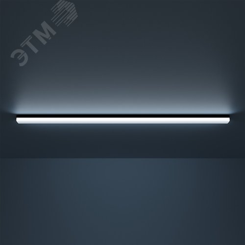 Светильник светодиодный линейный ДПО 36 Вт 3600 лм 4000К AC 220В Черный IP40 1190х60х36мм сквозная проводка соеденяется в линию крепления в комплекте Shop Lighting - фото 6