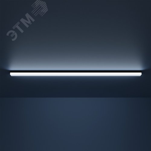 Светильник светодиодный линейный ДПО 36 Вт 3600 лм 6500К AC 220В Черный IP40 1190х60х36мм сквозная проводка соеденяется в линию крепления в комплекте Shop Lighting - фото 6