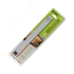 Светильник линейный светодиодный ДБО 6 Вт 400 лм 2700-6500К AC 220В IP20 300х30х11мм модель B управление датчиком движения шаговое диммирование изменяемая цветовая температура Modul - фото 2