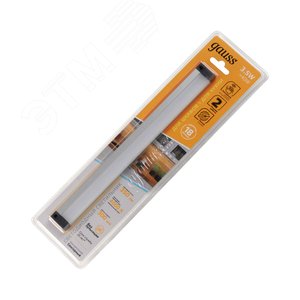 Светильник линейный светодиодный ДБО 3.5 Вт 350 лм 4000К AC 220В IP20 300х29х10мм модель C управление датчиком движения Modul - фото 3