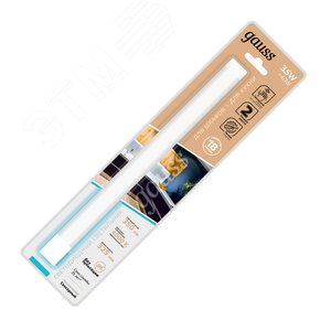 Светильник линейный светодиодный ДБО 3.5 Вт 350 лм 4000К AC 220В IP20 325х25х13мм модель K управление касанием и датчиком движения Modul - фото 3