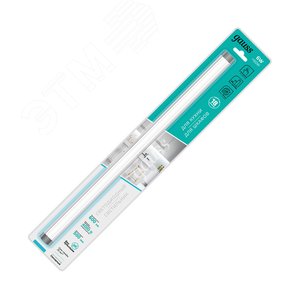 Светильник линейный светодиодный ДБО 6 Вт 600 лм 4000К AC 220В IP20 500х27х11мм модель G управление касанием шаговое диммирование угловой корпус Modul - фото 2