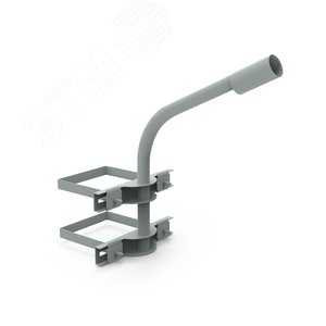 Изображение товара Кронштейн для уличных светильников на опору с 2-мя хомутами 625х460х680 D60 мм (шт)