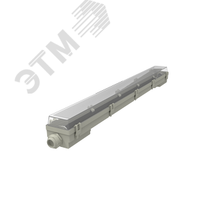 Светильник светодиодный линейный пылевлагозащищенный LED ДСП 660х60х55 мм IP65 под LED лампу Т8 G13 1х600 мм INDUSTRY 909410160 GAUSS