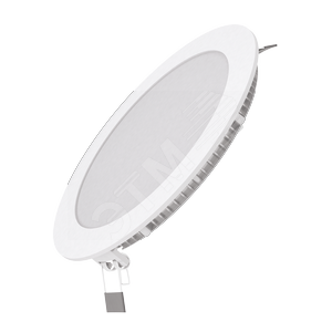 Светильник светодиодный встраиваемый ДВО-12 Вт 880  Лм 3000К круг IP20 монтажный d155 мм 170х22 мм 180-265 В Slim Gauss (939111112)
