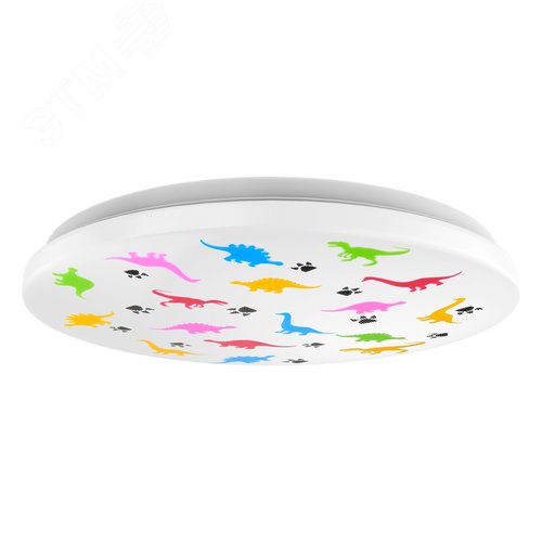 Светильник светодиодный ДБО 24 Вт 1560 лм 4000К AC 220В IP20 D380х63мм Динозавр - фото 2