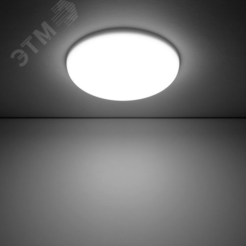 Светильник светодиодный даунлайт ДВО 12 Вт 1200 лм 4000К AC 220В IP20 круг D120х27мм монт d106мм Пластик безрамочный Frameless - фото 17