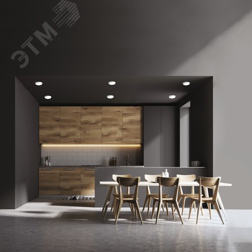 Светильник светодиодный даунлайт ДВО 18 Вт 1800 лм 4000К AC 220В IP20 круг D120х27мм монт d106мм Пластик безрамочный Frameless - фото 16