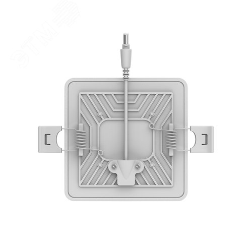 Светильник светодиодный ДВО 9 Вт 900 лм 4000К AC 220В IP20 квадрат 90х27х27мм монт разм 71х25мм Пластик безрамочный Frameless - фото 2