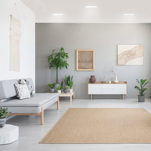 Светильник светодиодный ДВО 26 Вт 2250 лм 4000К AC 220В IP20 квадрат 225х225х26мм монт разм 190х190мм Пластик Elementary - фото 14