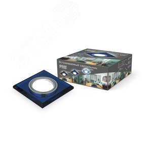 Светильник встраиваемый ДВО под лампу 4100К IP20 90х90х25 мм монт разм 65 х 65 мм Backlight - фото 2