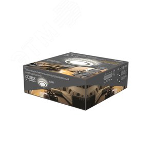 Светильник встраиваемый ДВО под лампу 3 Вт (max) 3000К IP20 d95х35 мм монт d60 мм Backlight - фото 3