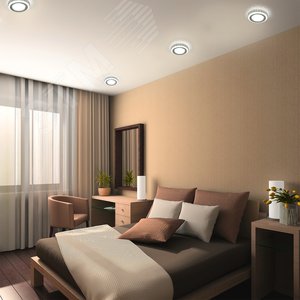 Светильник встраиваемый ДВО под лампу 3 Вт (max) 3000К IP20 d95х35 мм монт d60 мм Backlight - фото 5