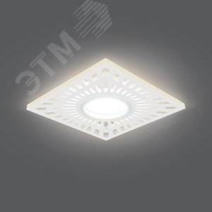 Светильник встраиваемый ДВО под лампу 3 Вт (max) 3000К IP20 d95х25 мм монт d60 мм Backlight Gauss