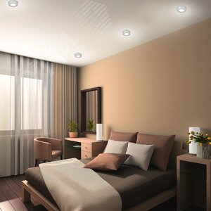 Светильник встраиваемый ДВО под лампу 3 Вт (max) 3000К IP20 d80х25 мм монт d60 мм Backlight - фото 5