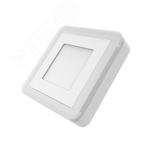 Светильник светодиодный ДБО 6 Вт 350 лм 4000К Белый IP20 105х105х40мм Алюминий Backlight - фото 2