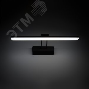 Светильник светодиодный настенный бра 7 Вт 460 лм 4000К AC 220В Черный IP20 440х180х100мм Medea - фото 8