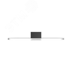 Светильник светодиодный настенный бра 6 Вт 300 лм 4000К AC 220В Черный IP20 290х110х40мм Elena - фото 1