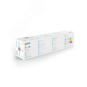 Светильник светодиодный настенный бра 12 Вт 730 лм 4000К AC 220В Черный IP20 440х80х100мм Safo - фото 11