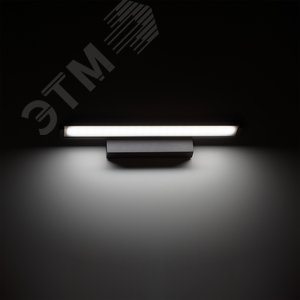 Светильник светодиодный настенный бра 12 Вт 730 лм 4000К AC 220В Черный IP20 440х80х100мм Safo - фото 12