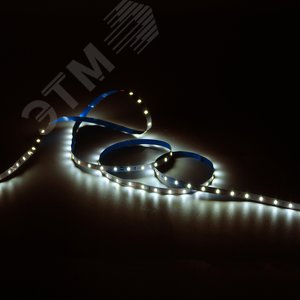 Лента светодиодная 4.8 Вт/м DC 12В 3000К IP20 60LED SMD2835 (блистер 5м) 312 лм/м Basic - фото 3
