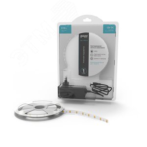 Комплект светодиодной ленты 6 Вт/м DC 12В 4000К IP65 60LED SMD2835 (с драйвером блистер 5м) 600 лм/м Basic - фото 2