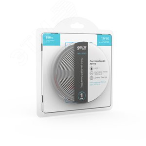 Лента светодиодная 8 Вт/м DC 12В 4000К IP20 60LED SMD5050 (блистер 2м) 900 лм/м Basic - фото 5