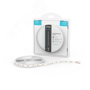 Лента светодиодная 8 Вт/м DC 12В 4000К IP20 60LED SMD5050 (блистер 5м) 900 лм/м Basic - фото 2