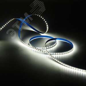 Лента светодиодная 10 Вт/м DC 12В 3000К IP20 120LED SMD2835 (блистер 3м) 700 лм/м Basic - фото 3