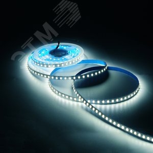 Лента светодиодная 10 Вт/м DC 12В 4000К IP20 120LED SMD2835 (блистер 2м) 700 лм/м Basic - фото 4