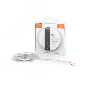 Лента светодиодная 10 Вт/м DC 12В 3000К IP20 120LED SMD2835 (блистер 5м) 700 лм/м Basic - фото 2