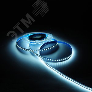 Лента светодиодная 10 Вт/м DC 12В 4000К IP20 120LED SMD2835 (блистер 5м) 700 лм/м Basic - фото 4