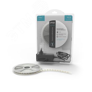 Комплект светодиодной ленты 10 Вт/м DC 12В 4000К IP20 60LED SMD5050 (с драйвером блистер 5м) 700 лм/м Basic - фото 2