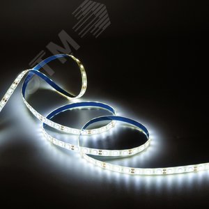 Лента светодиодная 10 Вт/м DC 12В 3000К IP65 60LED SMD5050 (блистер 5м) 700 лм/м Basic - фото 3