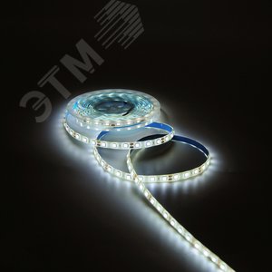 Лента светодиодная 10 Вт/м DC 12В 3000К IP65 60LED SMD5050 (блистер 5м) 700 лм/м Basic - фото 4