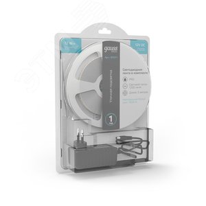 Комплект светодиодной ленты 12 Вт/м DC 12В 4000К IP65 120LED SMD2835 (с драйвером блистер 5м) 1200 лм/м Basic - фото 6