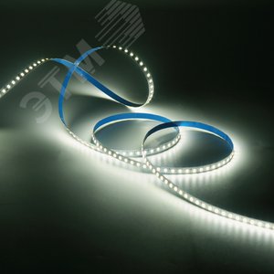 Лента светодиодная 14.4 Вт/м DC 12В 3000К IP20 120LED SMD2835 (блистер 3м) 1400 лм/м Basic - фото 3