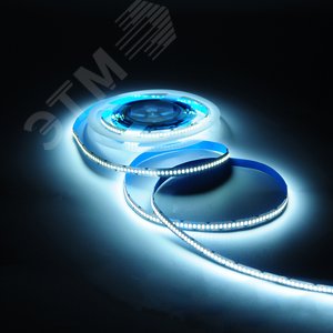 Лента светодиодная 14.4 Вт/м DC 12В 4000К IP20 240LED SMD2835 (блистер 5м) 1600 лм/м Basic - фото 4
