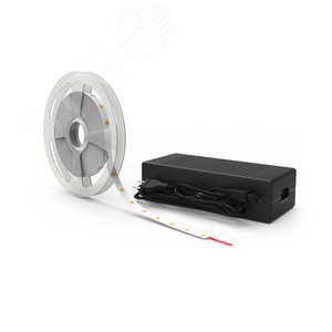 Комплект светодиодной ленты 14.4 Вт/м DC 12В 4000К IP20 240LED SMD2835 (с драйвером блистер 5м) 1600 лм/м Basic - фото 1