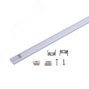 Профиль для светодиодной ленты 2000х15х6мм прямой Аксессуары - фото 1