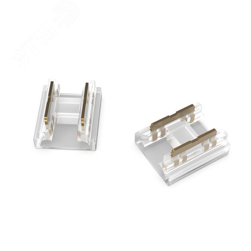 Набор коннектров для светодиодной ленты COB лента-лента 8мм (2 шт упак)  Аксессуары Gauss - фото 1