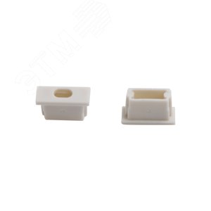 Изображение товара Заглушки для прямого профиля светодиодной ленты 2 заглушки в пакете Аксессуары (шт)