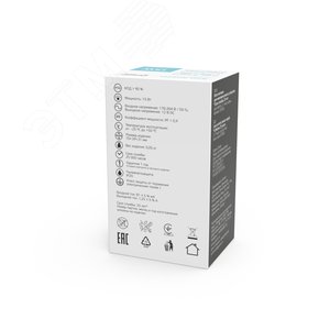 Блок питания для светодиодной ленты 15 Вт AC 176-264В Uвых 12В IP20 70х39х31мм Basic - фото 4