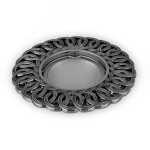 Светильник точечный встраиваемый под лампу ДВО GU5.3 1х35 Вт 12В IP20 монт d 65 мм Серебристый Antique - фото 6