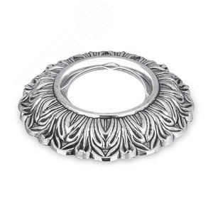 Светильник точечный встраиваемый под лампу ДВО GU5.3 1х35 Вт 12В IP20 монт d 80 мм Серебристый Antique - фото 7