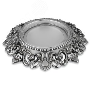 Светильник точечный встраиваемый под лампу ДВО GU5.3 1х35 Вт 12В IP20 монт d 80 мм Серебристый Antique - фото 6