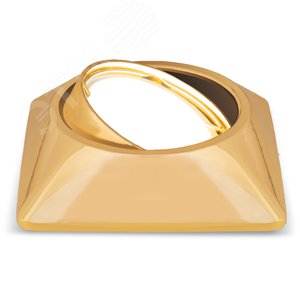 Светильник точечный встраиваемый под лампу ДВО GU5.3 1х35 Вт 220-230В IP20 монт d80 мм Золотой Metal - фото 7